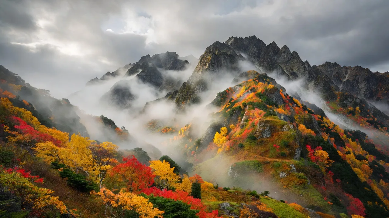 大雪山の紅葉