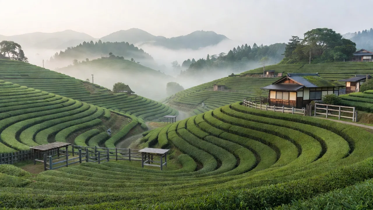 和束町の茶畑